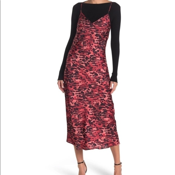 ALL SAINTS Hera Printed Dress - Picture 1 of 8